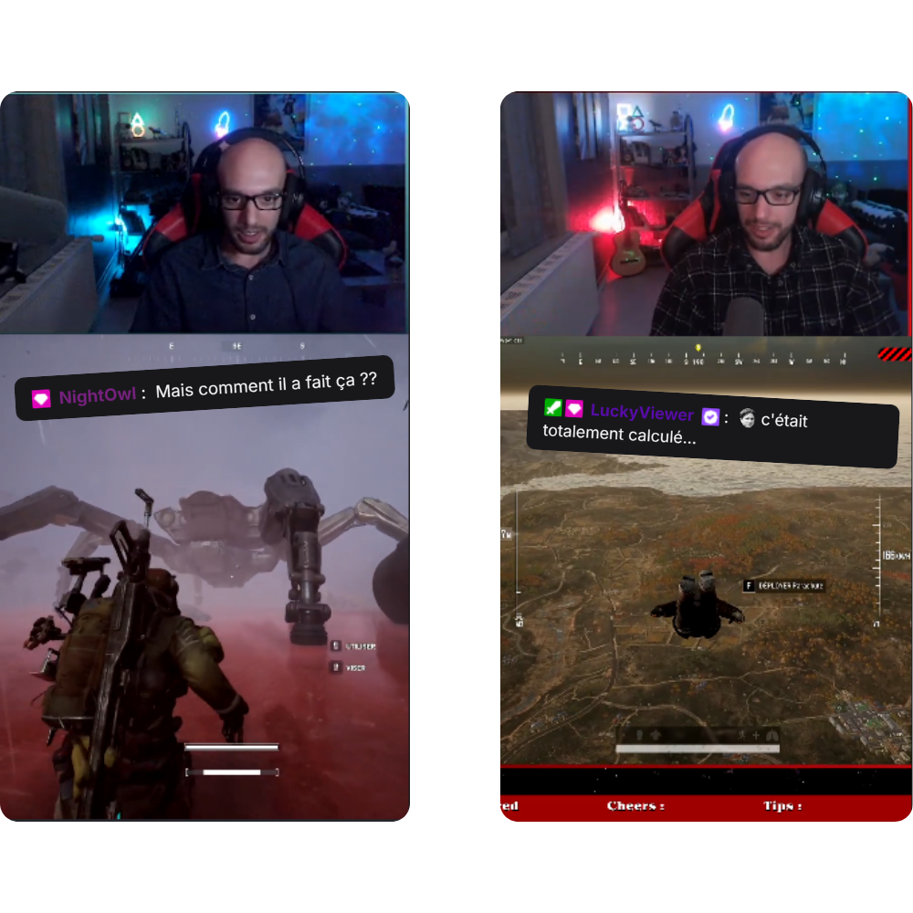 Aperçu du rendu ClipFrameTwitch
